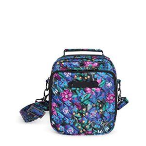 Lug Skeeter RFID Handbag - Unisex Black with Top Handle and Zippered Pockets, Ch